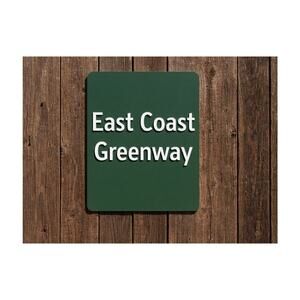East Coast Greenway Trail Sign Maine - Florida Cycling Biking Bike Outdoors